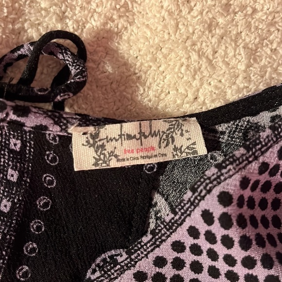 Free People black and lilac one piece bodysuit . NWOT - Picture 11 of 14